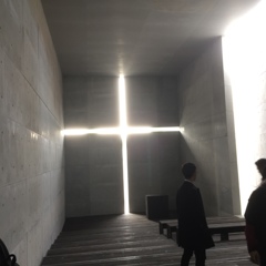 光の教会再現＠国立新美術館 安藤忠雄展