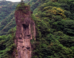 長門峡重塀岩