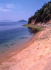 倉橋島の砂浜