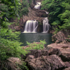 新緑の三段峡三ツ滝