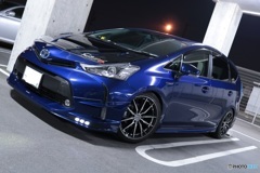 Prius α　TRDsportivo ×　RRボンネットフード