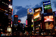 渋谷の夕