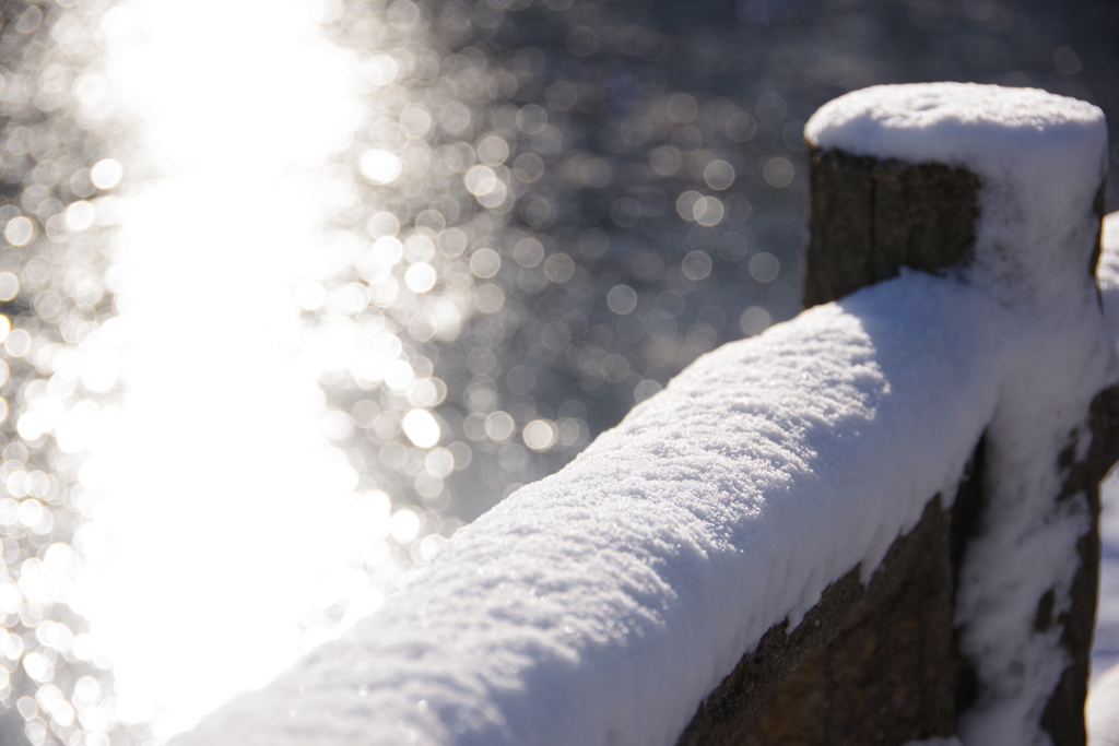 雪の日の朝