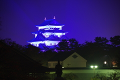 青の名古屋城 