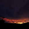 雨上がりの夕焼け1