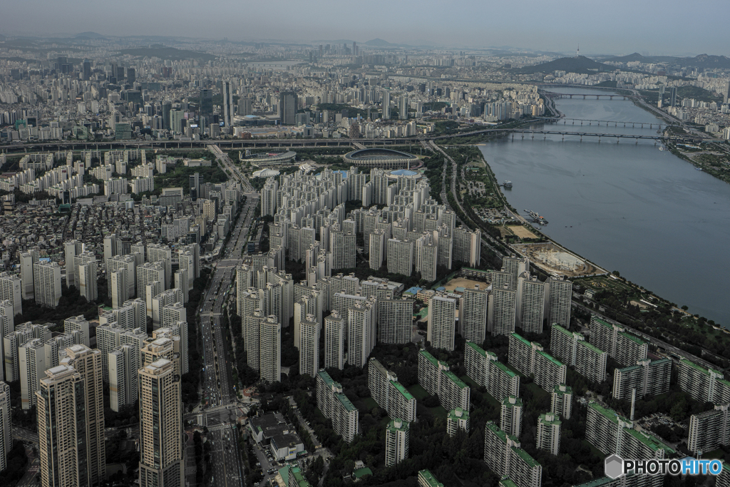 地上500mからの景観