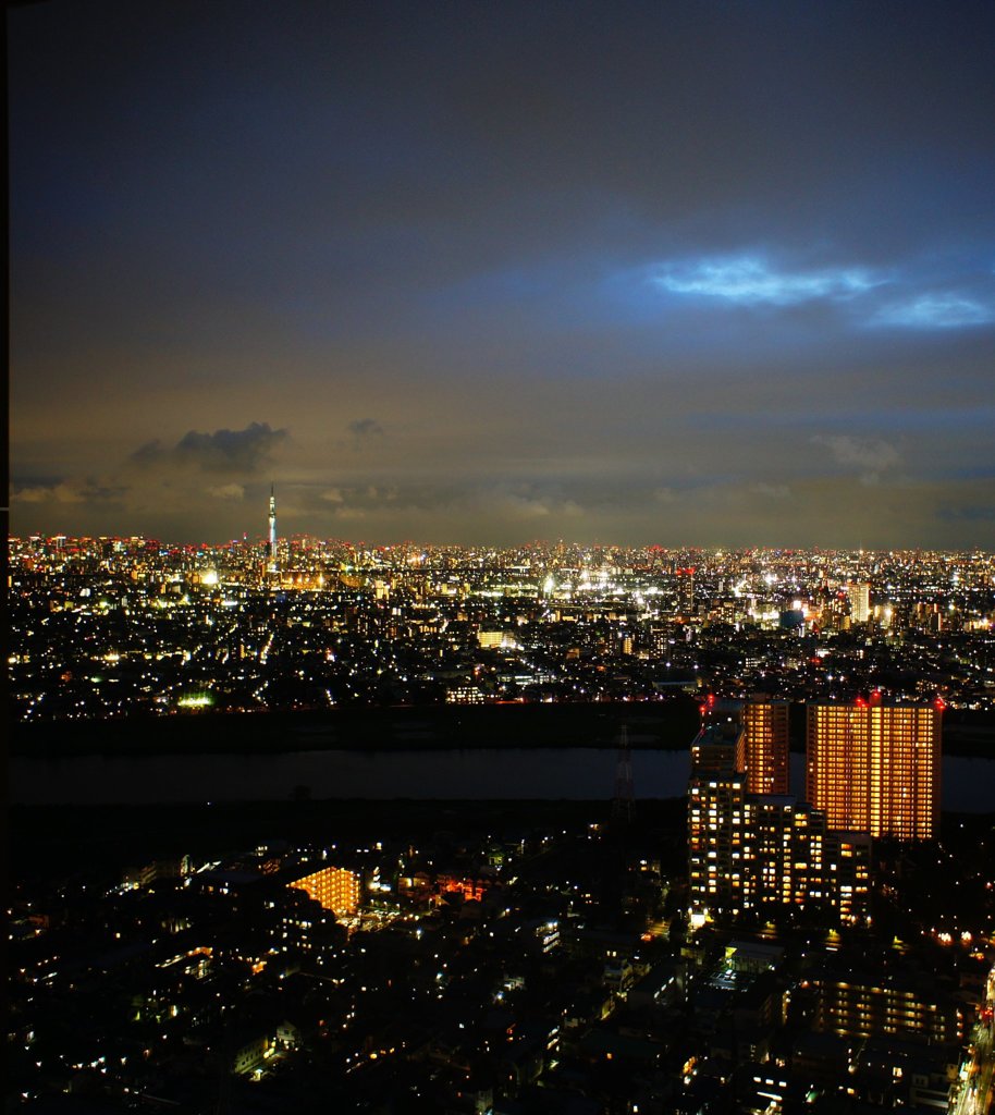 千葉からみた東京スカイツリー