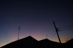 夕陽に会えなかった