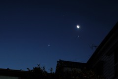 三日月と星