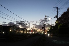 夕暮れ