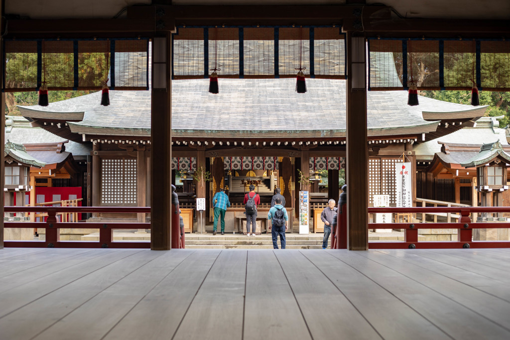 氷川神社　拝殿