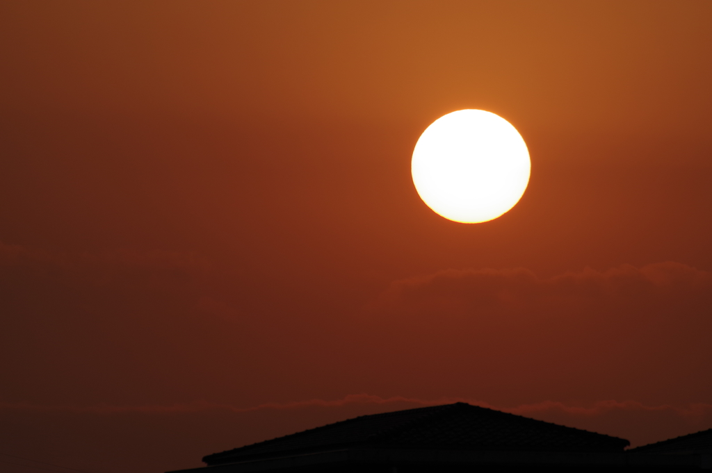 夕日