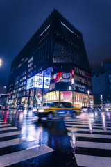 雨の銀座