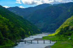 仁淀川の沈下橋