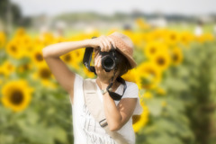 カメラ女子