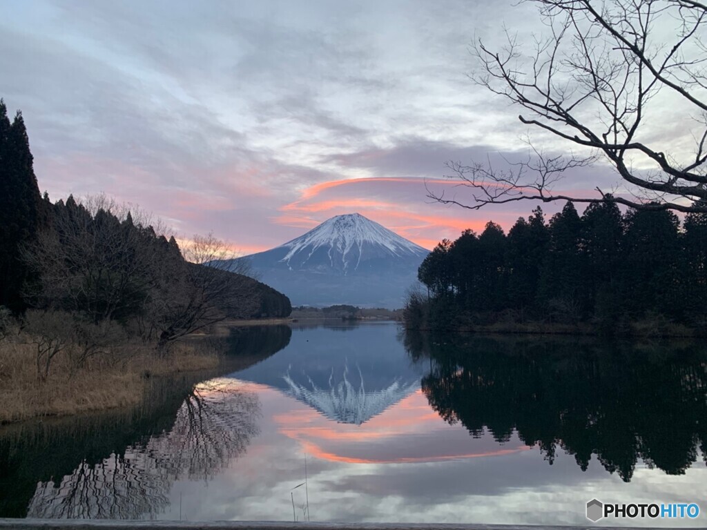 逆さ富士