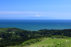 寒風山にて