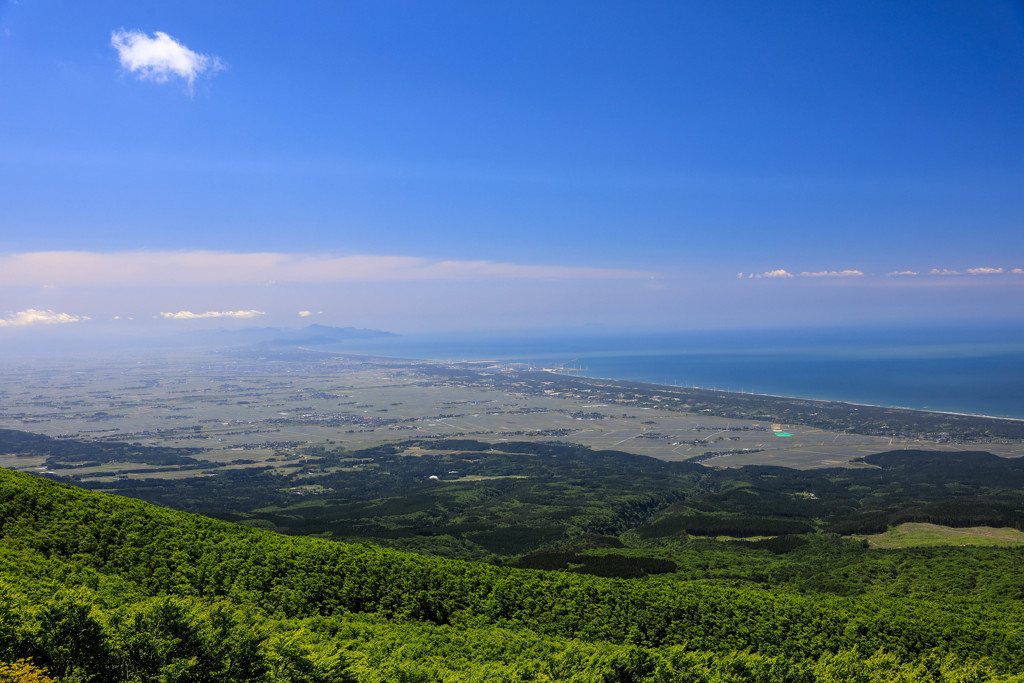 鳥海山にて