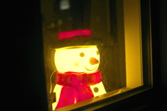 友達の雪だるま