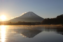 念願の逆さ富士