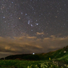 水仙まつり星景（冬の大三角）