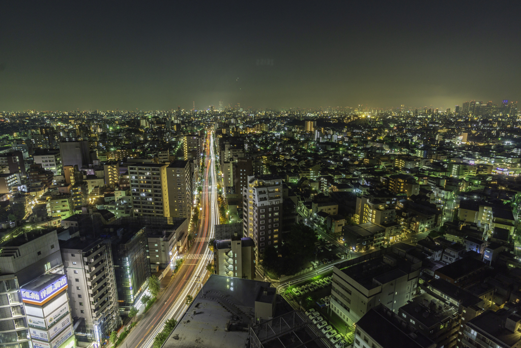 練馬区役所からの夜景４