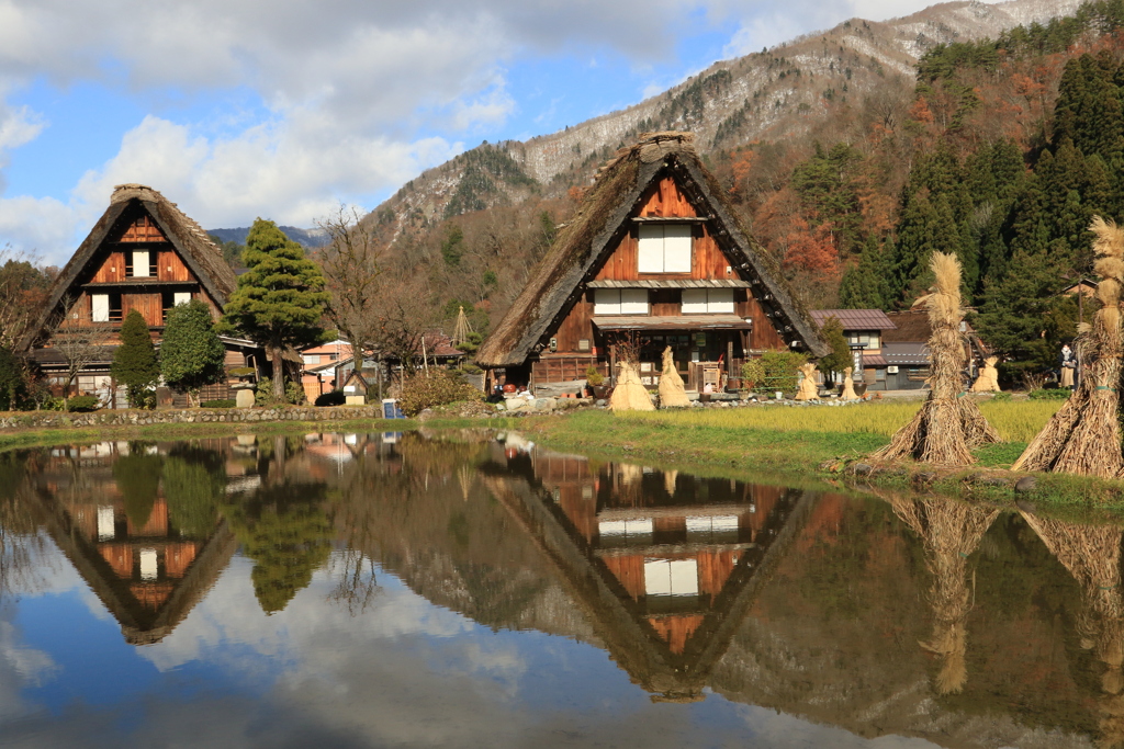 白川郷　合掌造り
