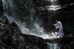 滝行と導師の気合