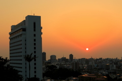 梅雨入り前の最後の夕陽