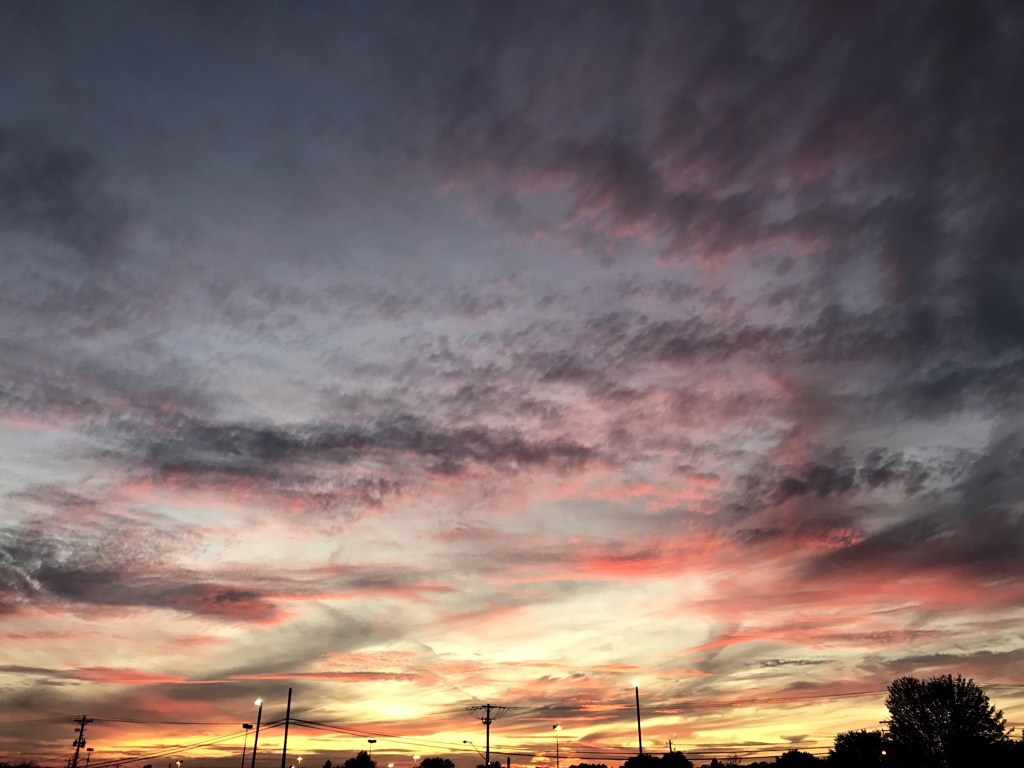 アメリカの夕焼け