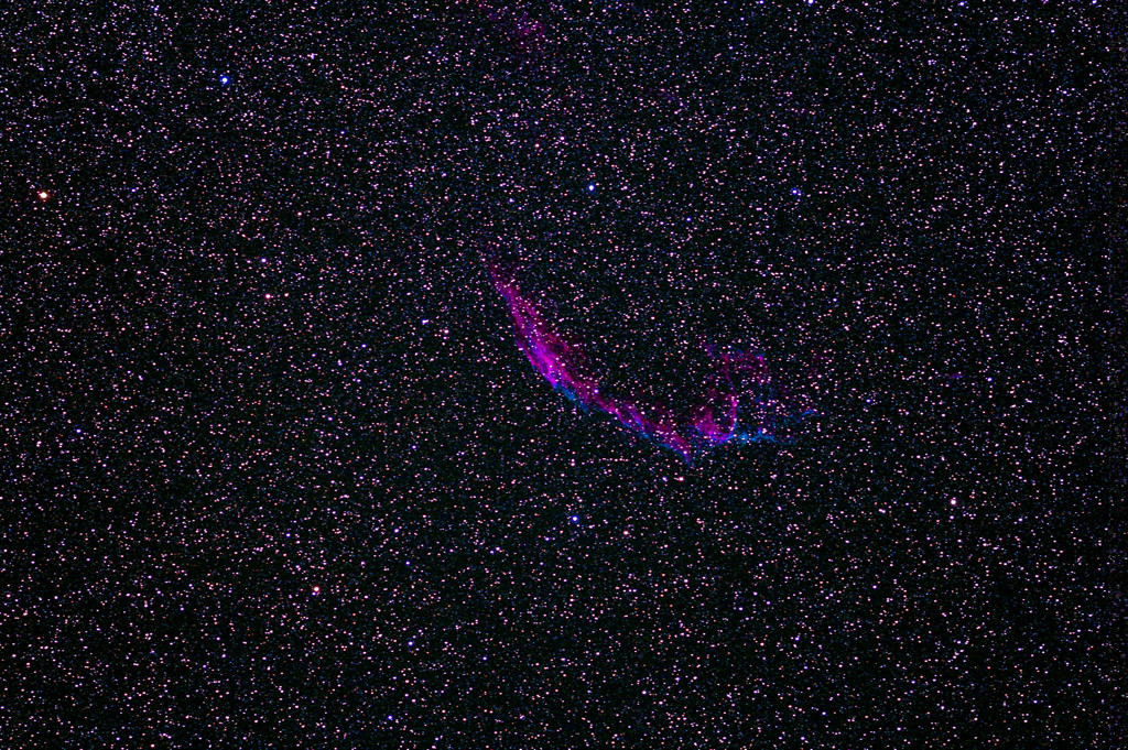 はくちょう座　ＮＧＣ６９６０　網状星雲