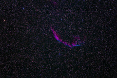はくちょう座　ＮＧＣ６９６０　網状星雲