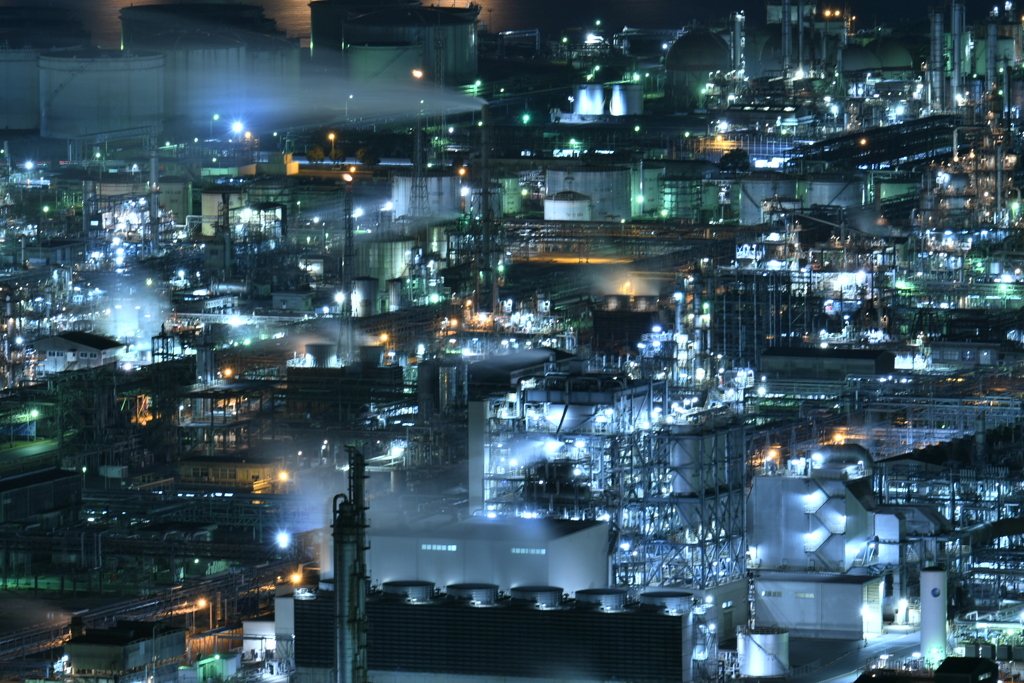 水島工場夜景