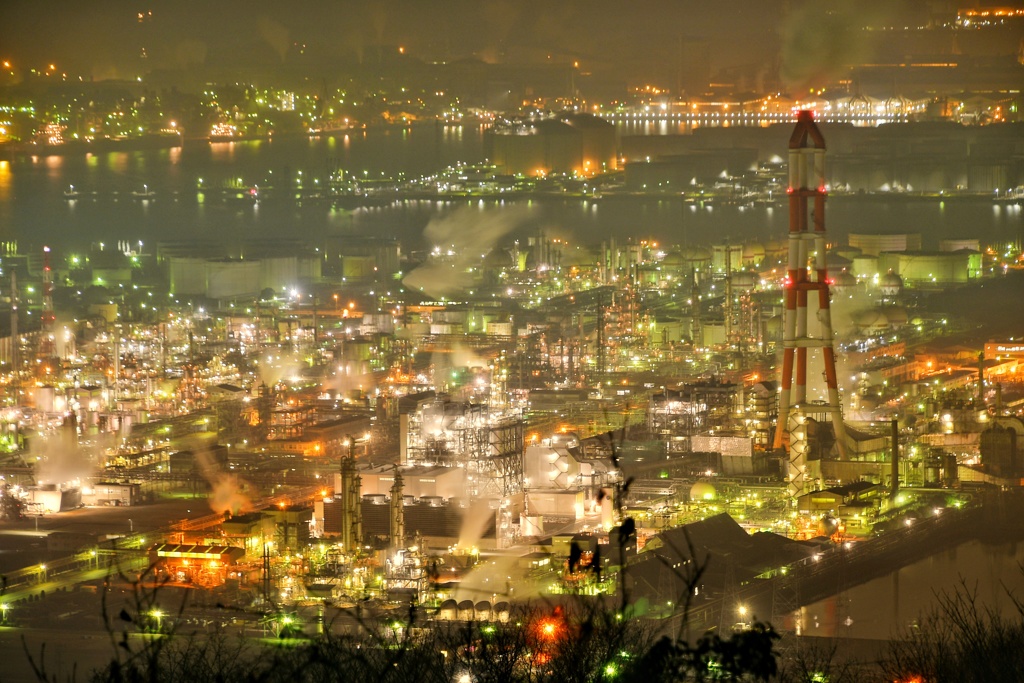 水島工場夜景