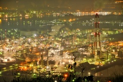 水島工場夜景