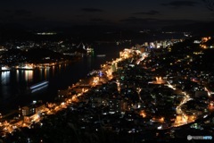 尾道水道、初夜景