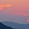 鳴滝山夕陽2