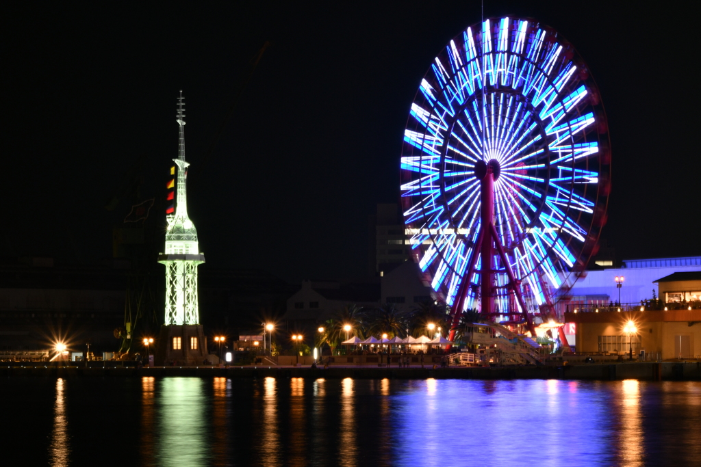 神戸モザイクの観覧車