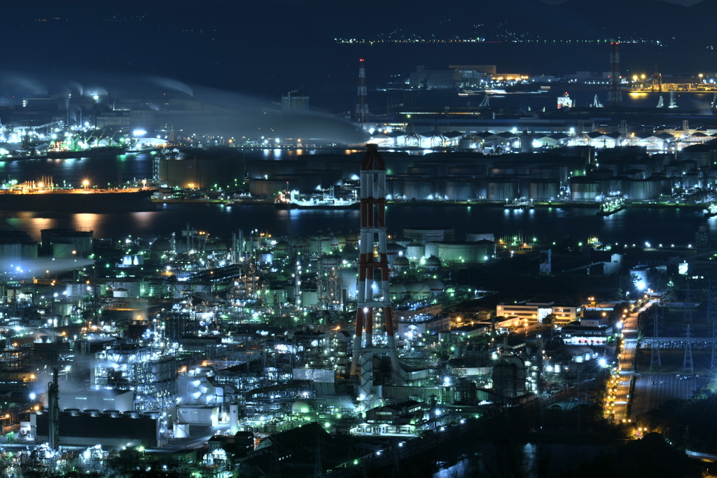 水島工場夜景