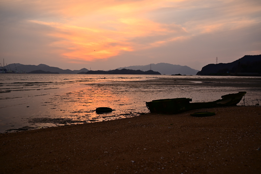 津部田夕景
