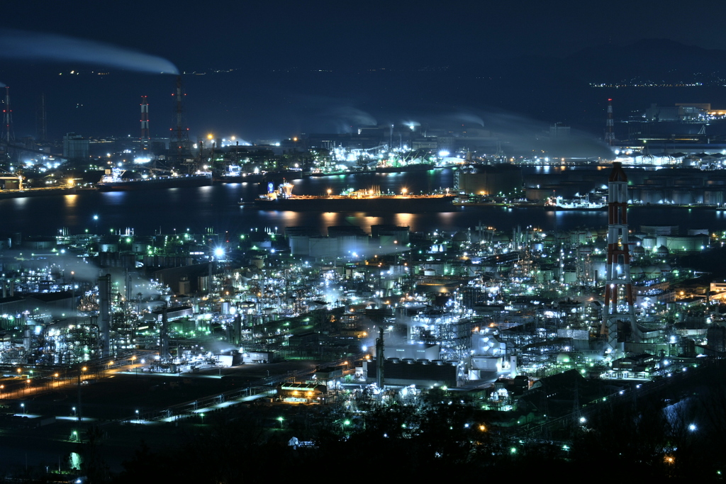 水島工場夜景