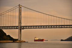 向島立花夕景