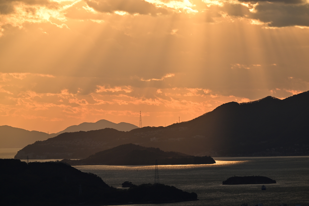 尾道の夕焼け