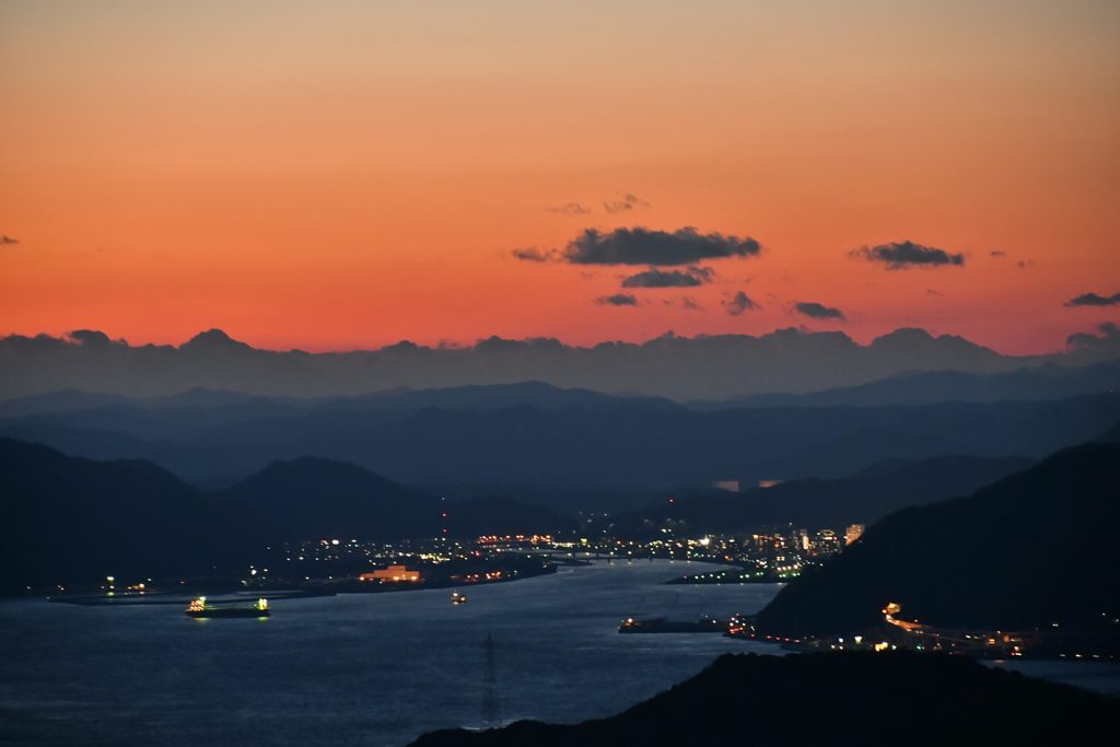 高見山夕景4