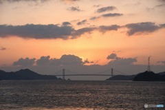 因島大橋、朝陽