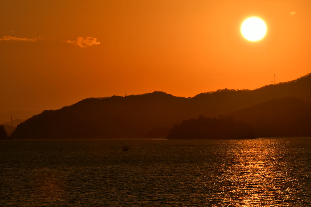 岩子島夕陽2