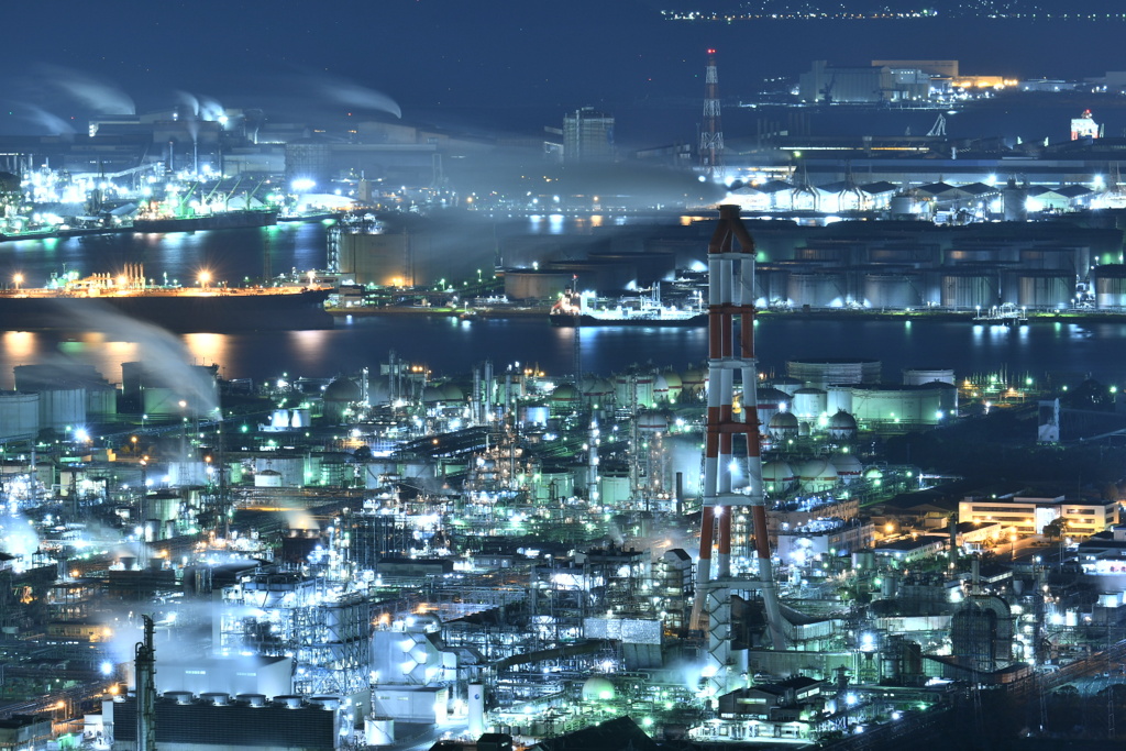 水島工場夜景