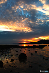 小豆島からの夕日