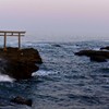 夕方の大洗磯前神社