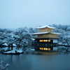 金閣寺 雪化粧